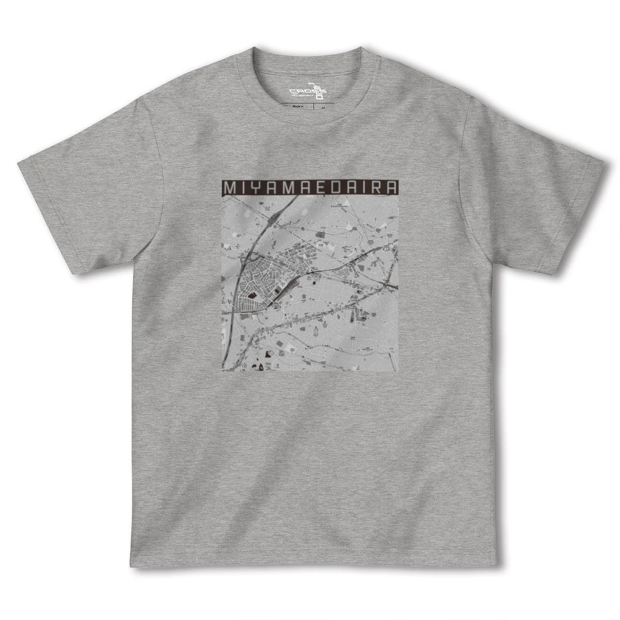 【宮前平(神奈川県)】地図柄ヘビーウェイトTシャツ