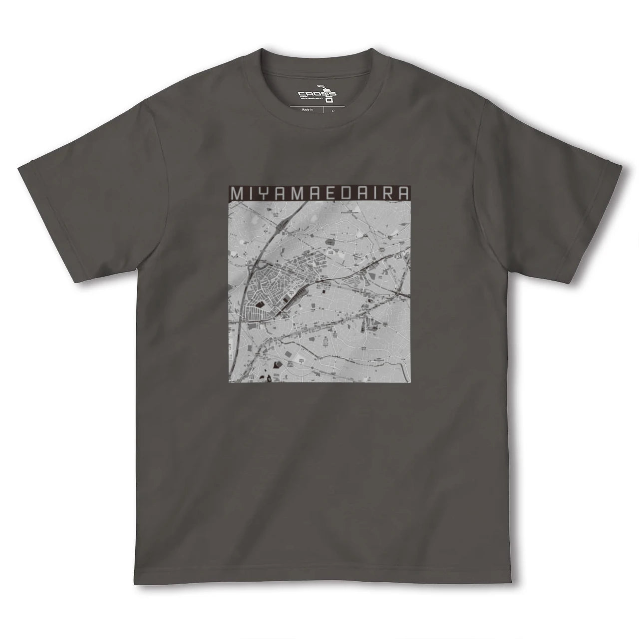 【宮前平(神奈川県)】地図柄ヘビーウェイトTシャツ