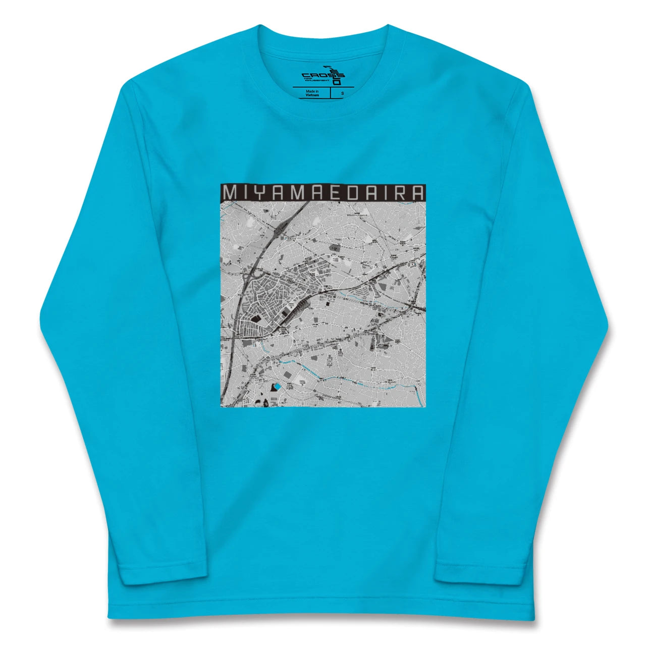 【宮前平(神奈川県)】地図柄ロングスリーブTシャツ