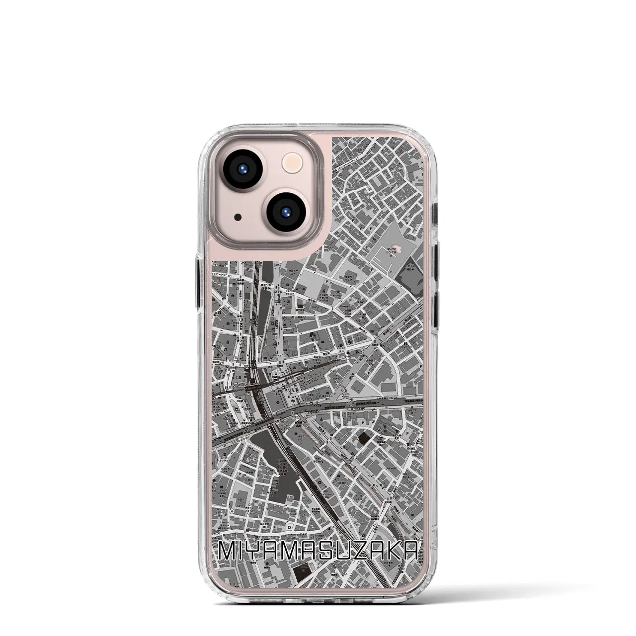 【宮益坂(東京都)】地図柄iPhoneケース(MagSafeタイプ)