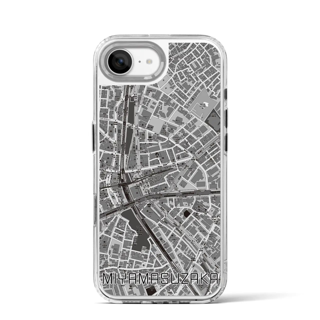 【宮益坂(東京都)】地図柄iPhoneケース(MagSafeタイプ)