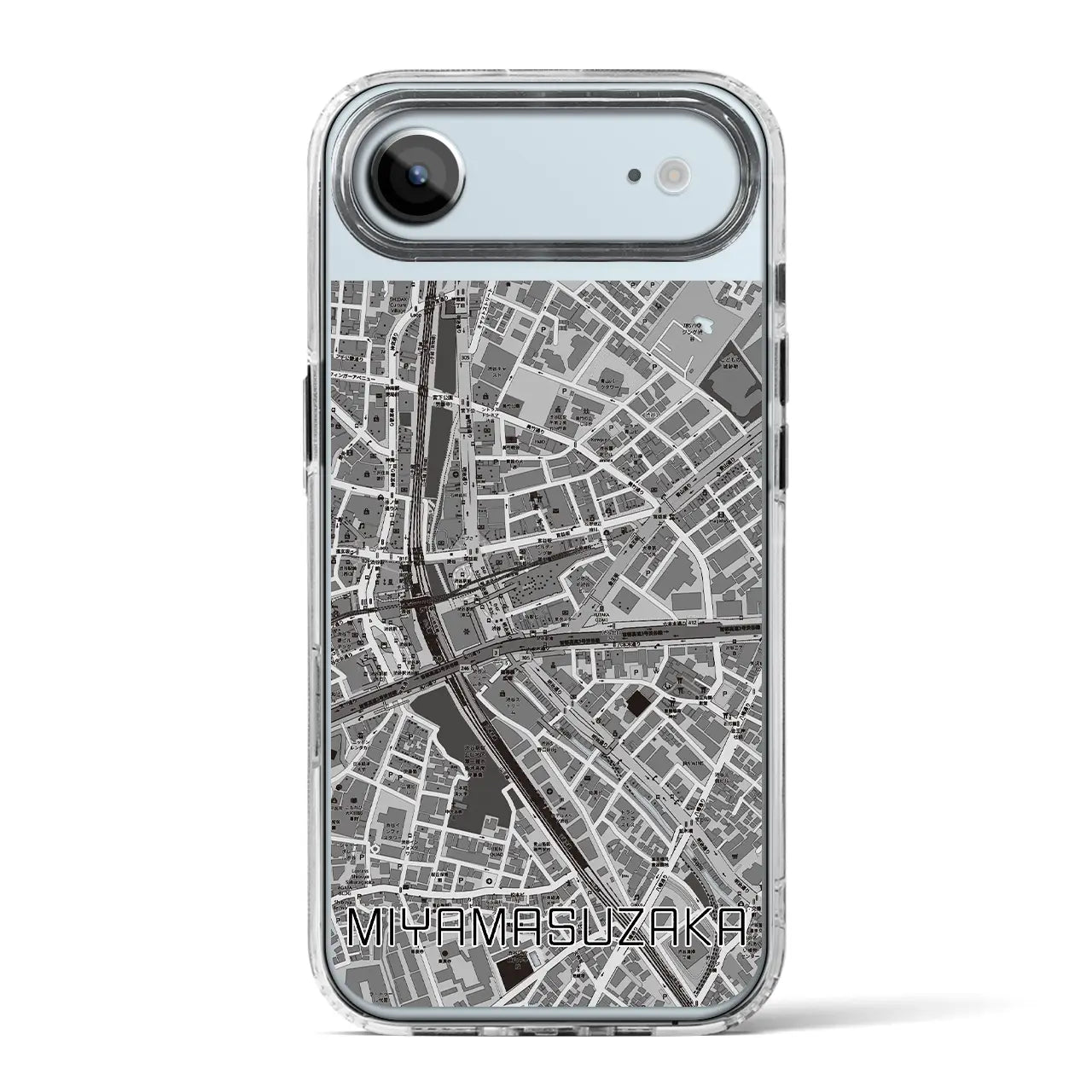 【宮益坂(東京都)】地図柄iPhoneケース(MagSafeタイプ)