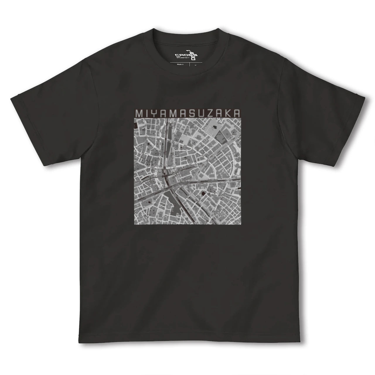【宮益坂(東京都)】地図柄ヘビーウェイトTシャツ