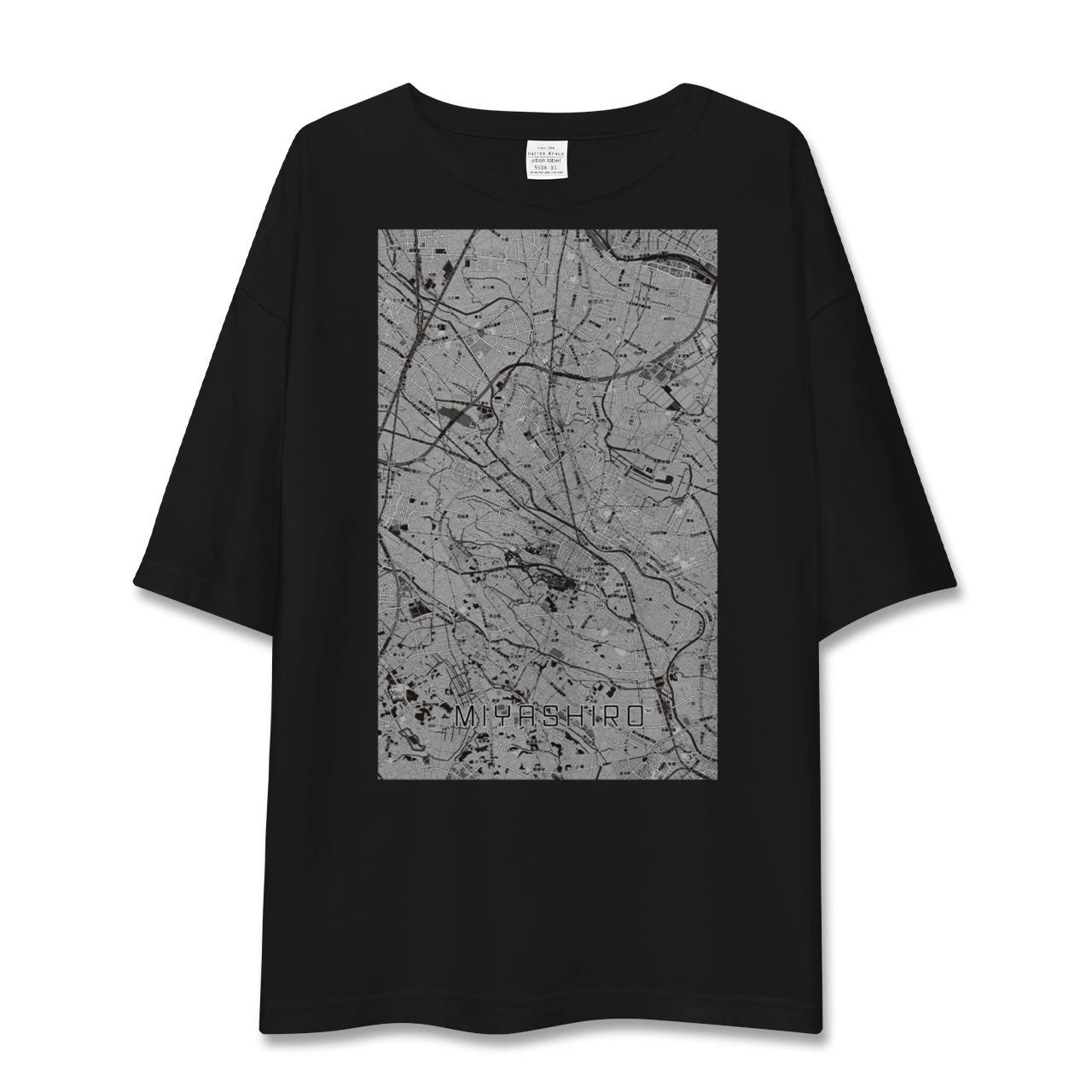 【宮代(埼玉県)】地図柄ビッグシルエットTシャツ