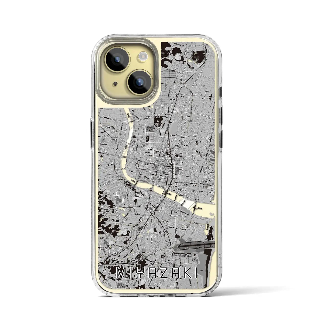 【宮崎2(宮崎県)】地図柄iPhoneケース(MagSafeタイプ)