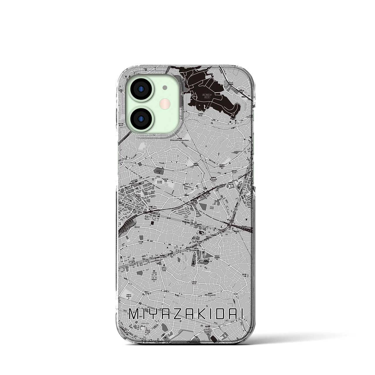 【宮崎台(神奈川県)】地図柄iPhoneケース(クリアタイプ)