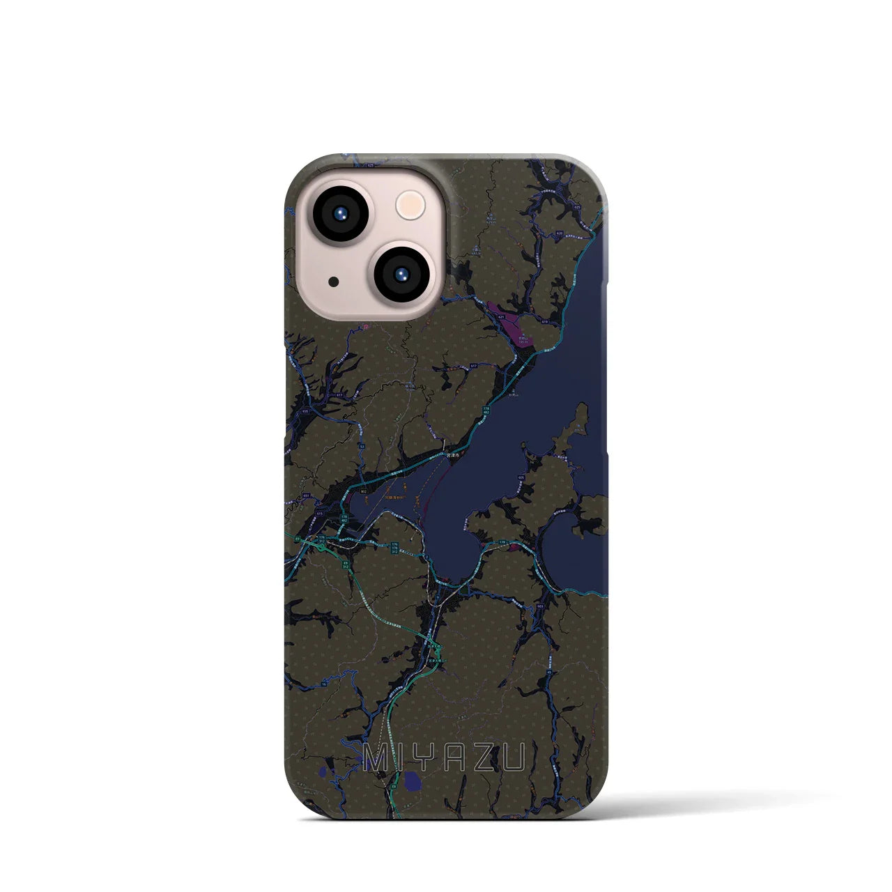 【宮津(京都府)】地図柄iPhoneケース(バックカバータイプ)