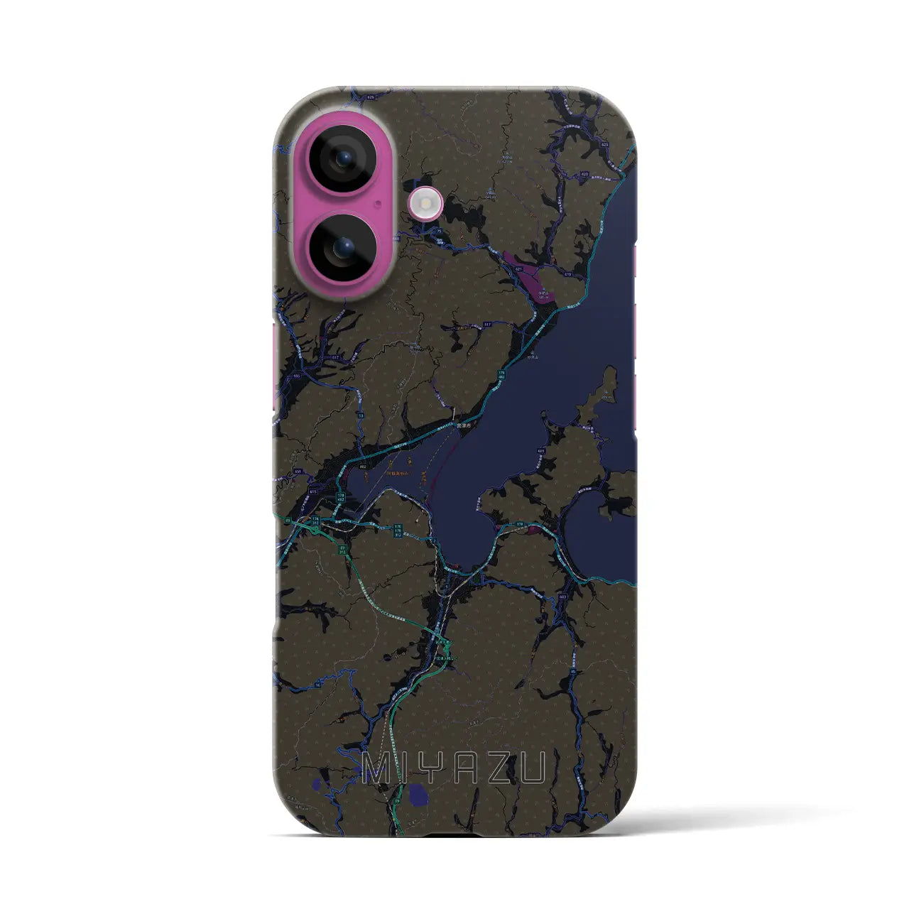 【宮津(京都府)】地図柄iPhoneケース(バックカバータイプ)