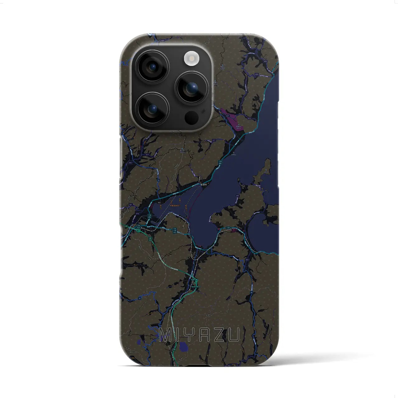 【宮津(京都府)】地図柄iPhoneケース(バックカバータイプ)