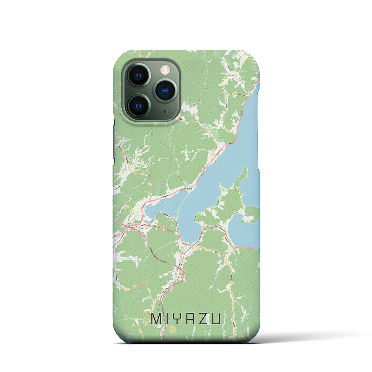 【宮津(京都府)】地図柄iPhoneケース(バックカバータイプ)