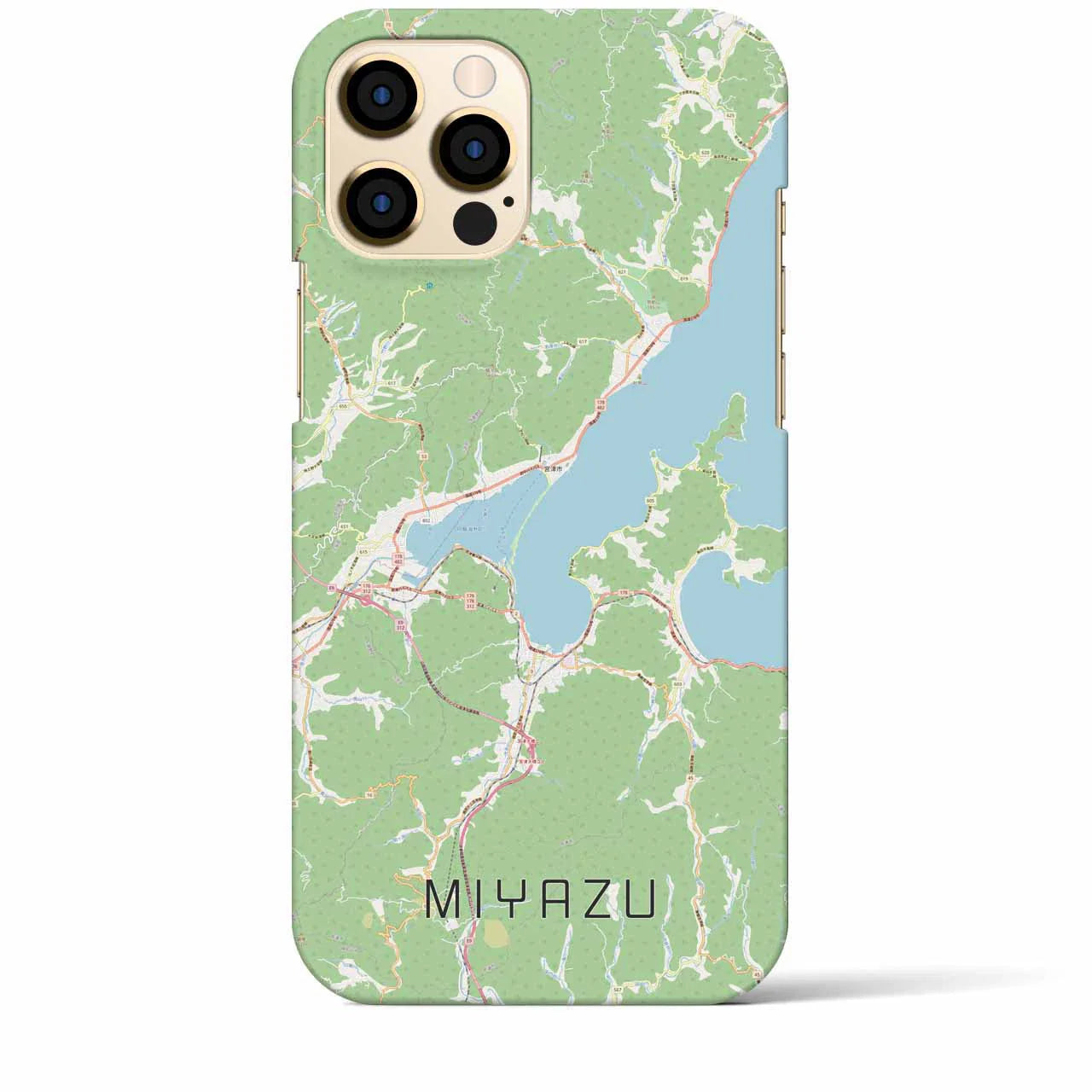 【宮津(京都府)】地図柄iPhoneケース(バックカバータイプ)