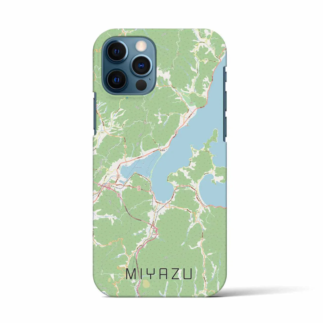 【宮津(京都府)】地図柄iPhoneケース(バックカバータイプ)