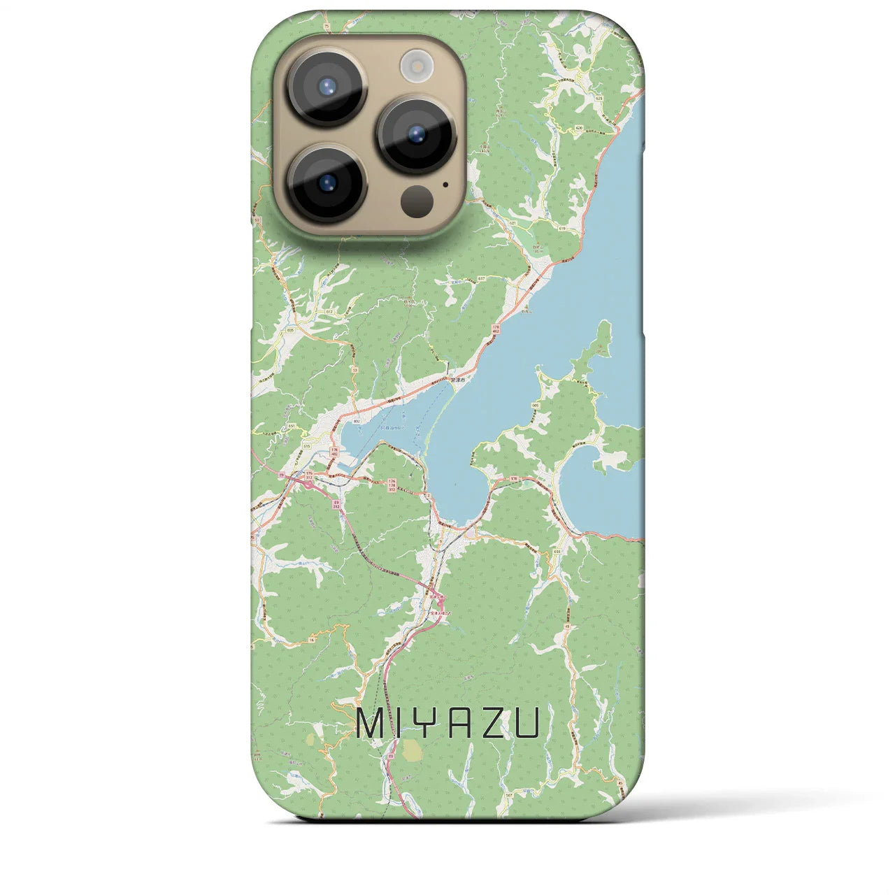 【宮津(京都府)】地図柄iPhoneケース(バックカバータイプ)