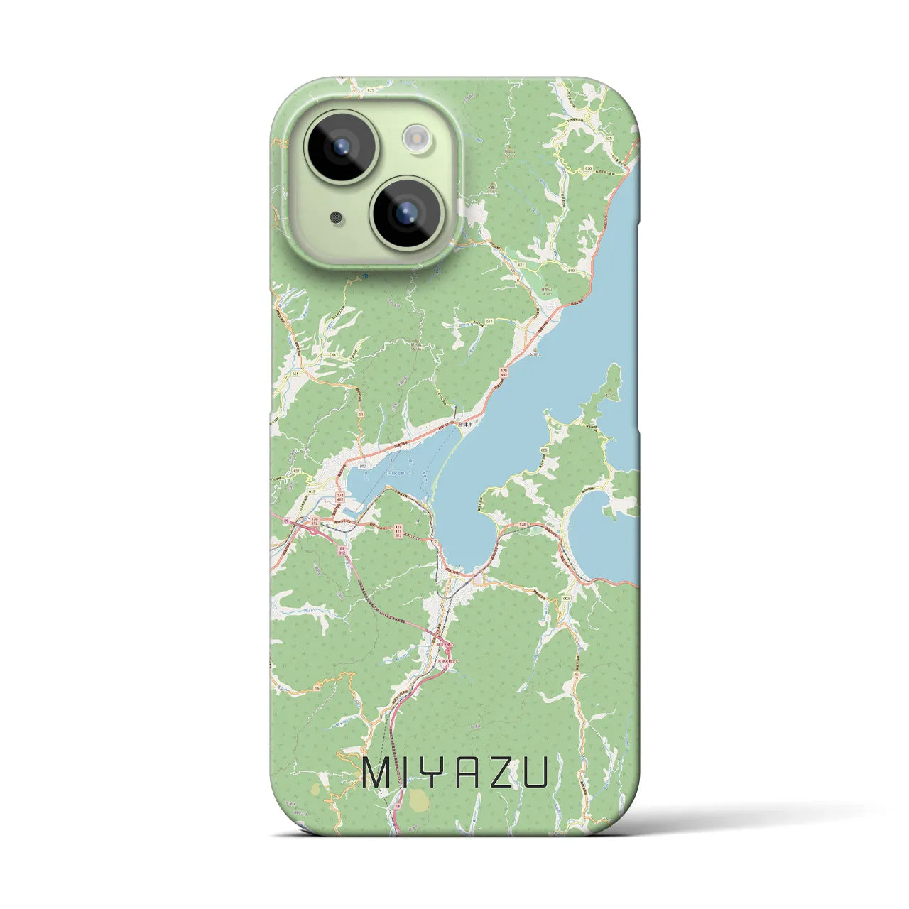 【宮津(京都府)】地図柄iPhoneケース(バックカバータイプ)