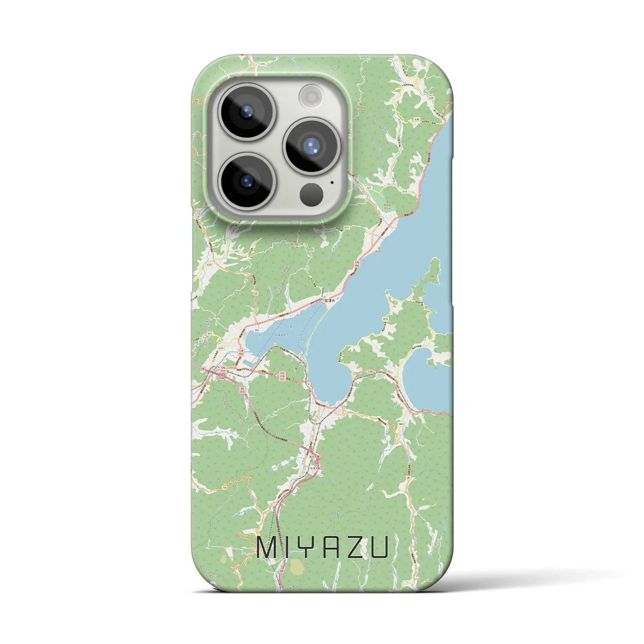 【宮津(京都府)】地図柄iPhoneケース(バックカバータイプ)