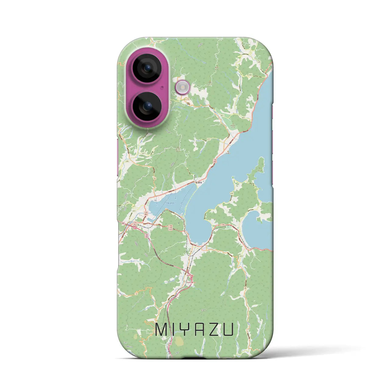 【宮津(京都府)】地図柄iPhoneケース(バックカバータイプ)