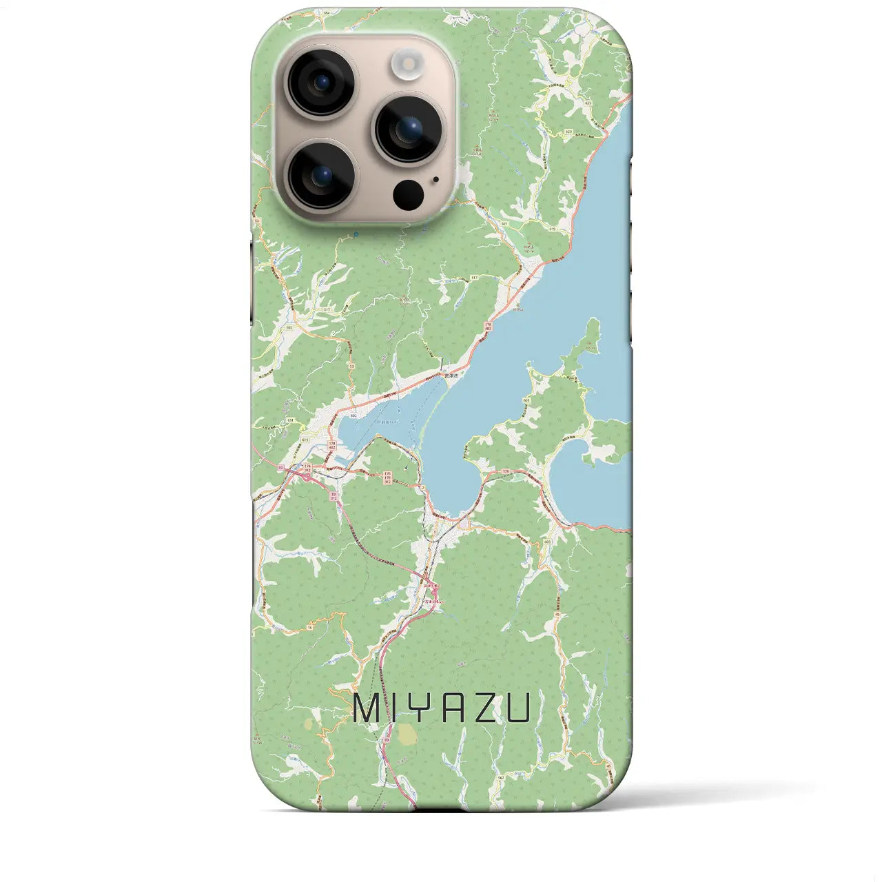 【宮津(京都府)】地図柄iPhoneケース(バックカバータイプ)
