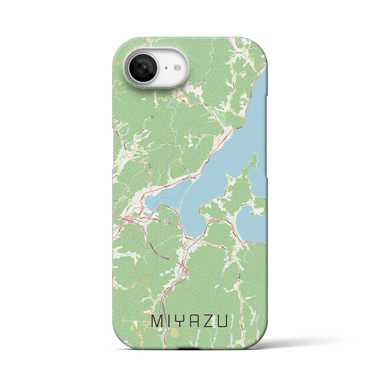 【宮津(京都府)】地図柄iPhoneケース(バックカバータイプ)