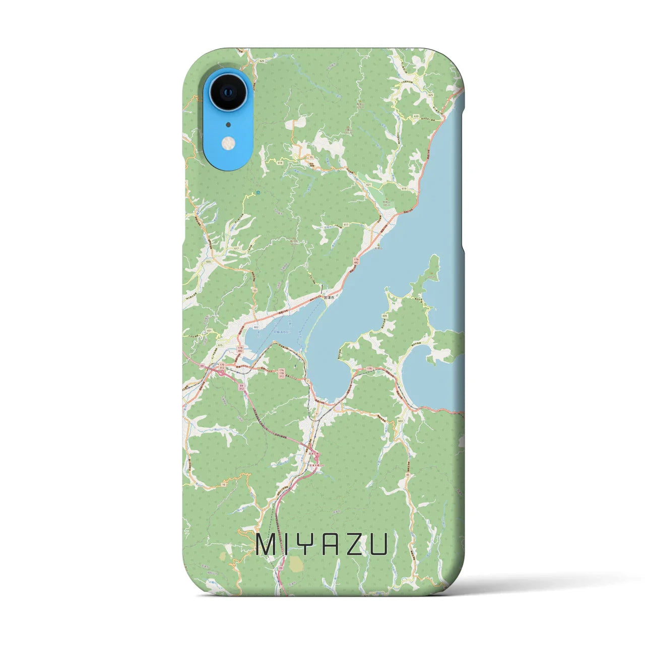 【宮津(京都府)】地図柄iPhoneケース(バックカバータイプ)