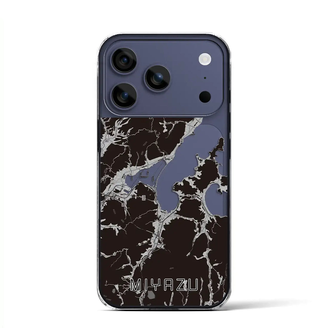 【宮津(京都府)】地図柄iPhoneケース(クリアタイプ)