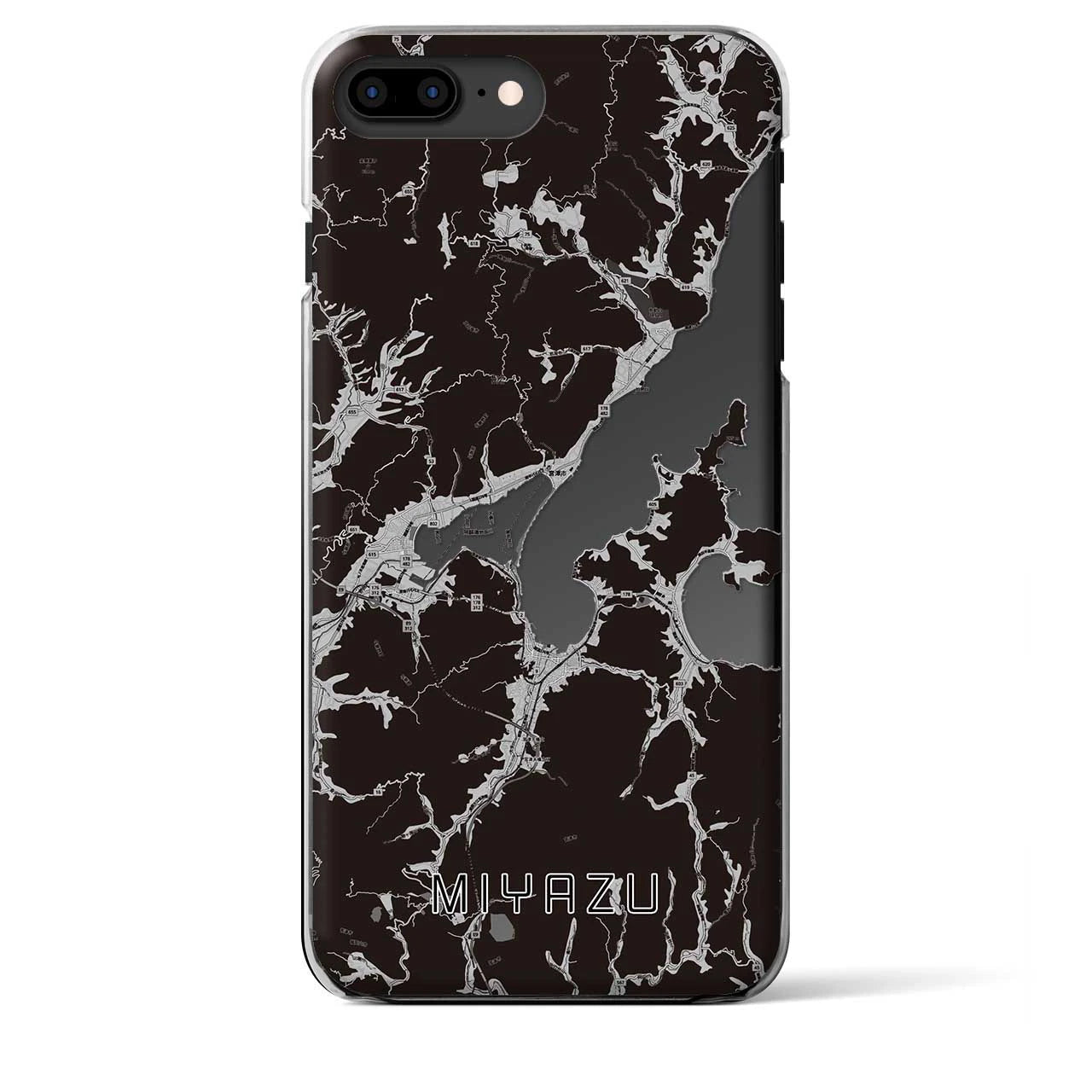 【宮津(京都府)】地図柄iPhoneケース(クリアタイプ)