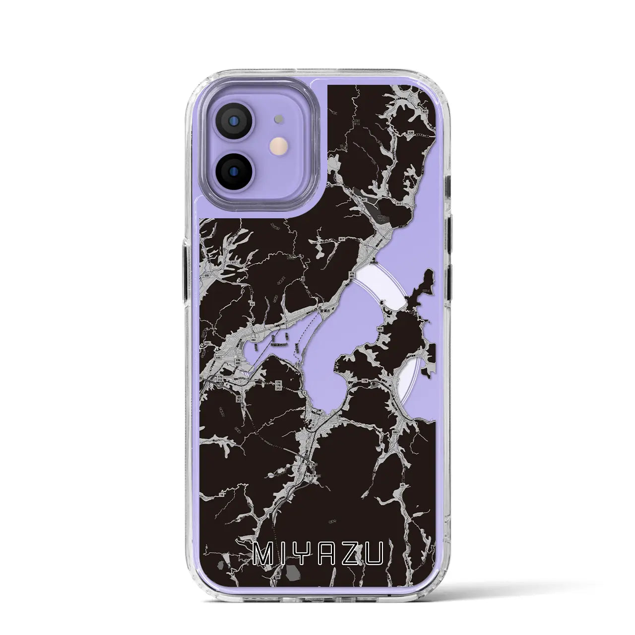 【宮津(京都府)】地図柄iPhoneケース(MagSafeタイプ)