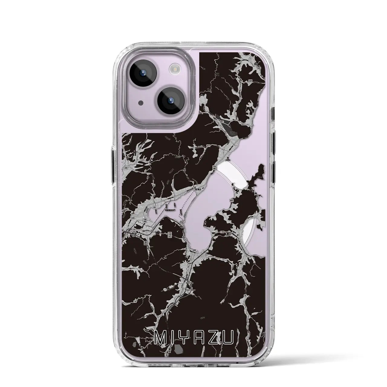 【宮津(京都府)】地図柄iPhoneケース(MagSafeタイプ)