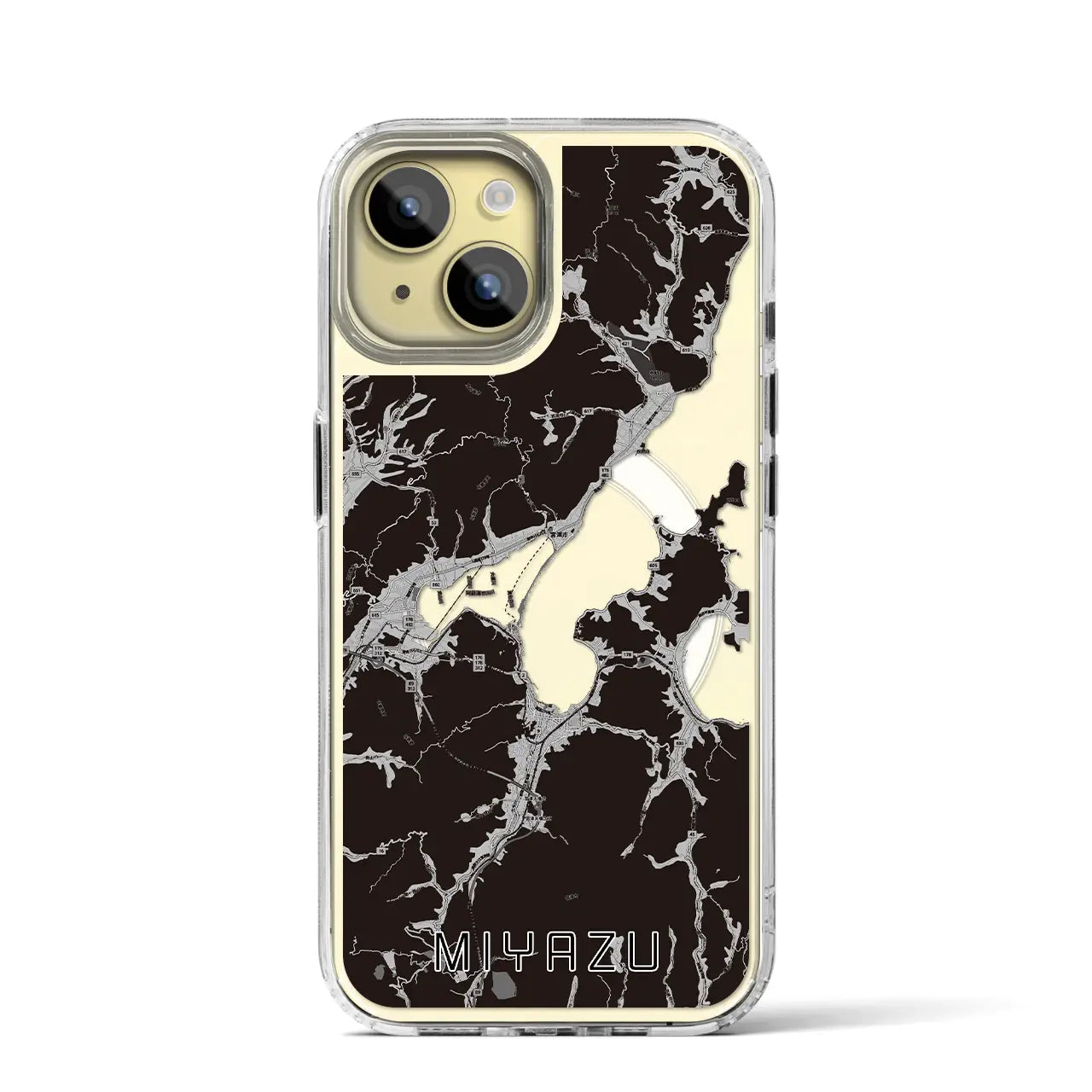 【宮津(京都府)】地図柄iPhoneケース(MagSafeタイプ)