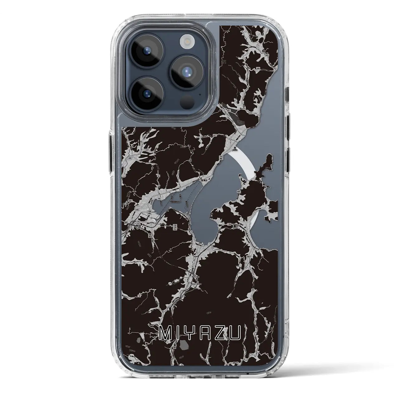 【宮津(京都府)】地図柄iPhoneケース(MagSafeタイプ)