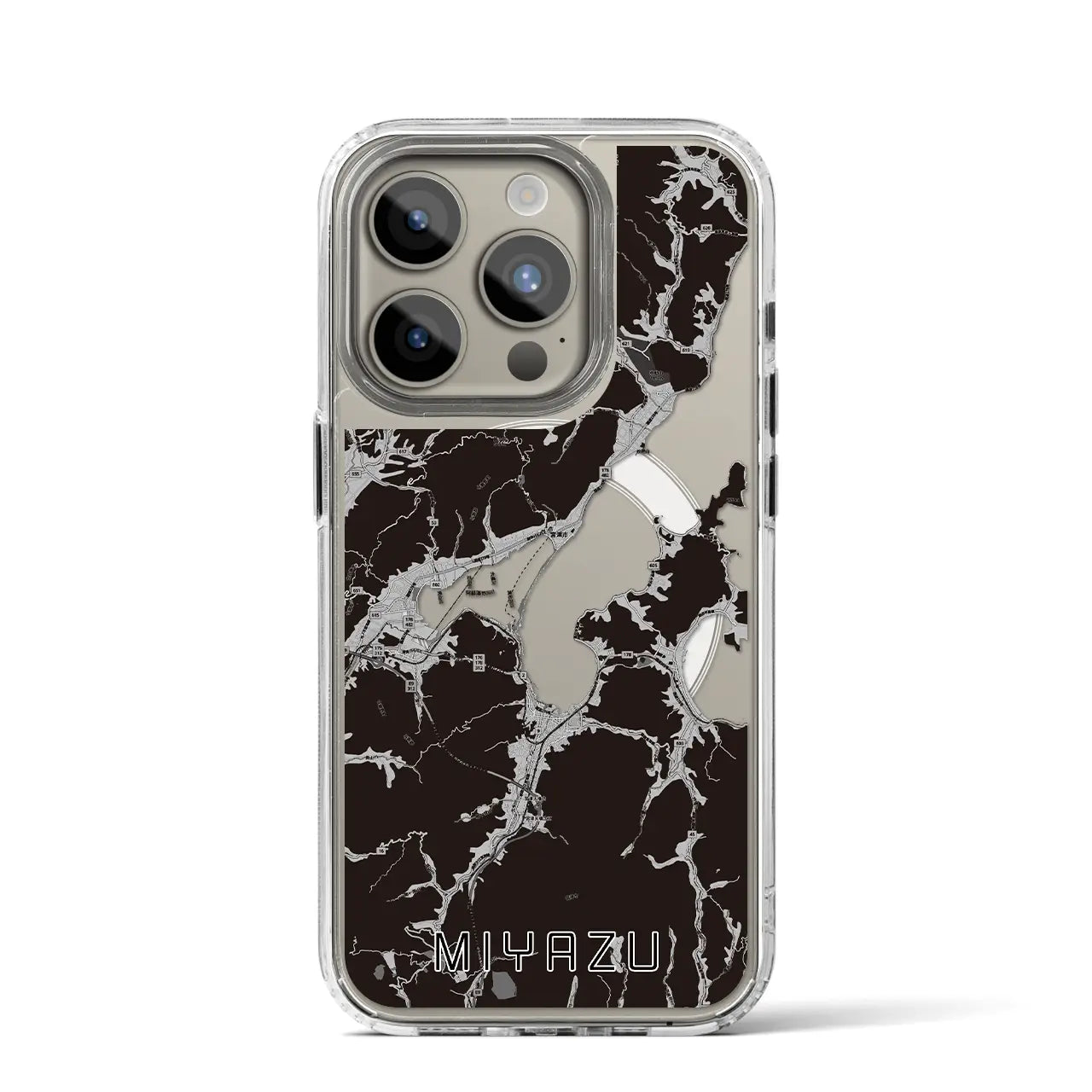 【宮津(京都府)】地図柄iPhoneケース(MagSafeタイプ)