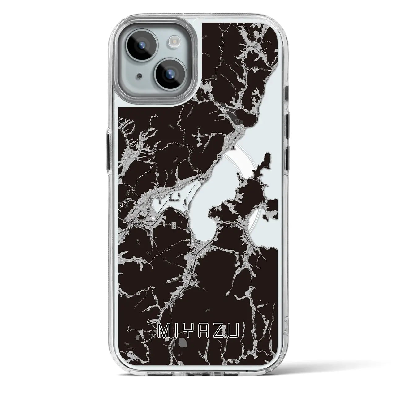 【宮津(京都府)】地図柄iPhoneケース(MagSafeタイプ)