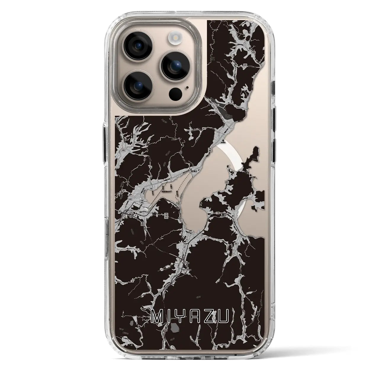 【宮津(京都府)】地図柄iPhoneケース(MagSafeタイプ)