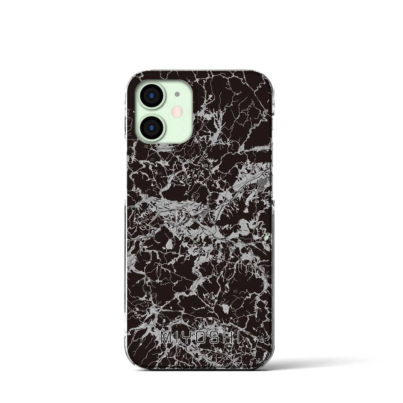 【三次(広島県)】地図柄iPhoneケース(クリアタイプ)