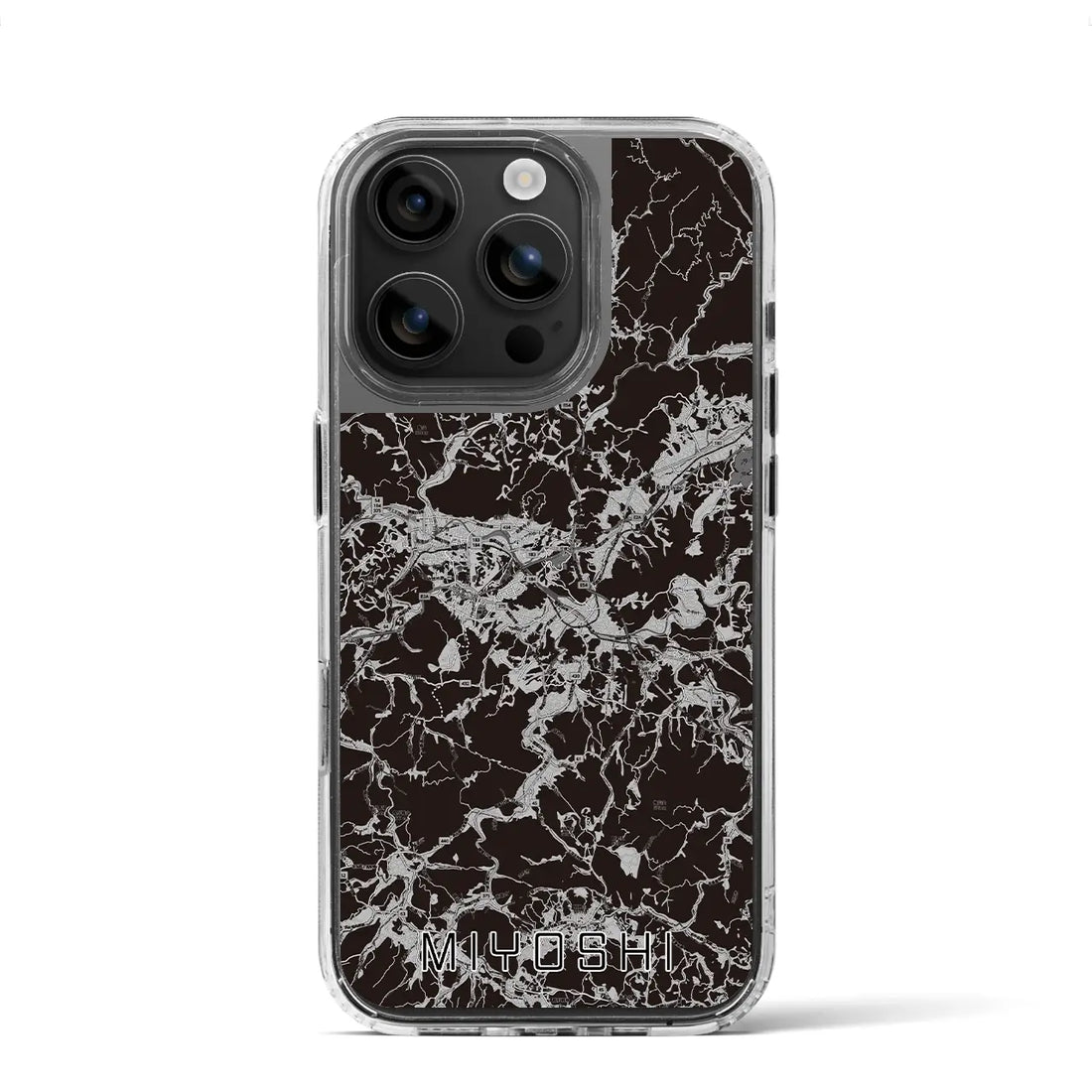 【三次(広島県)】地図柄iPhoneケース(MagSafeタイプ)