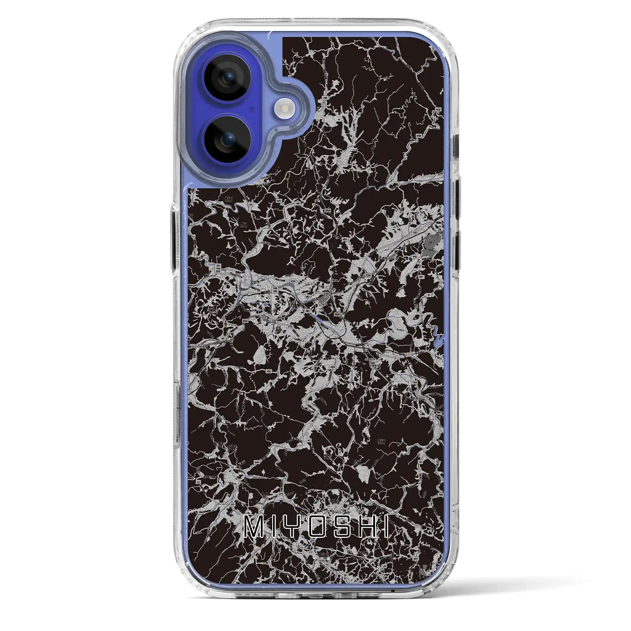 【三次(広島県)】地図柄iPhoneケース(MagSafeタイプ)