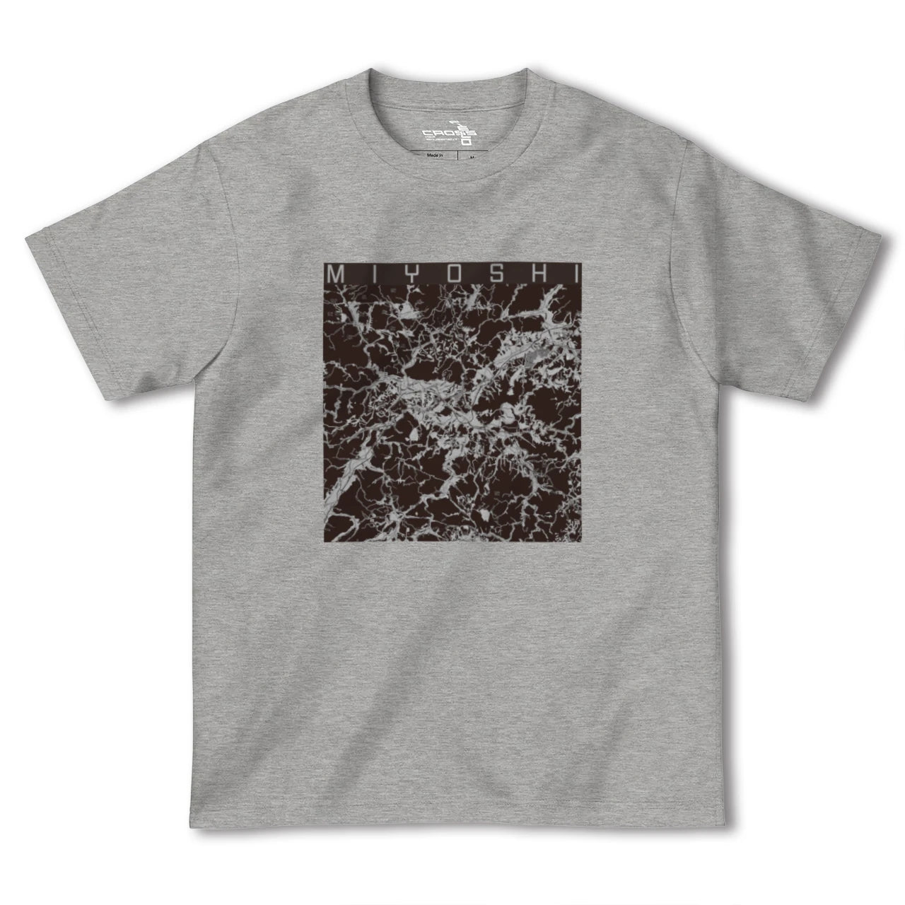 【三次(広島県)】地図柄ヘビーウェイトTシャツ