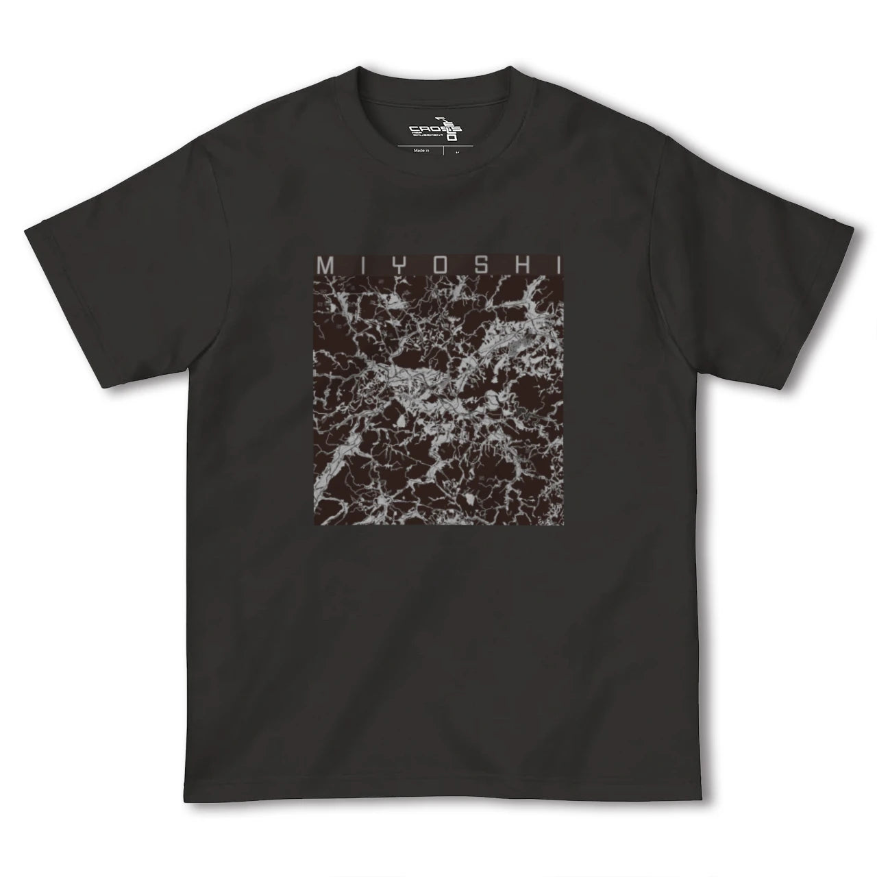 【三次(広島県)】地図柄ヘビーウェイトTシャツ