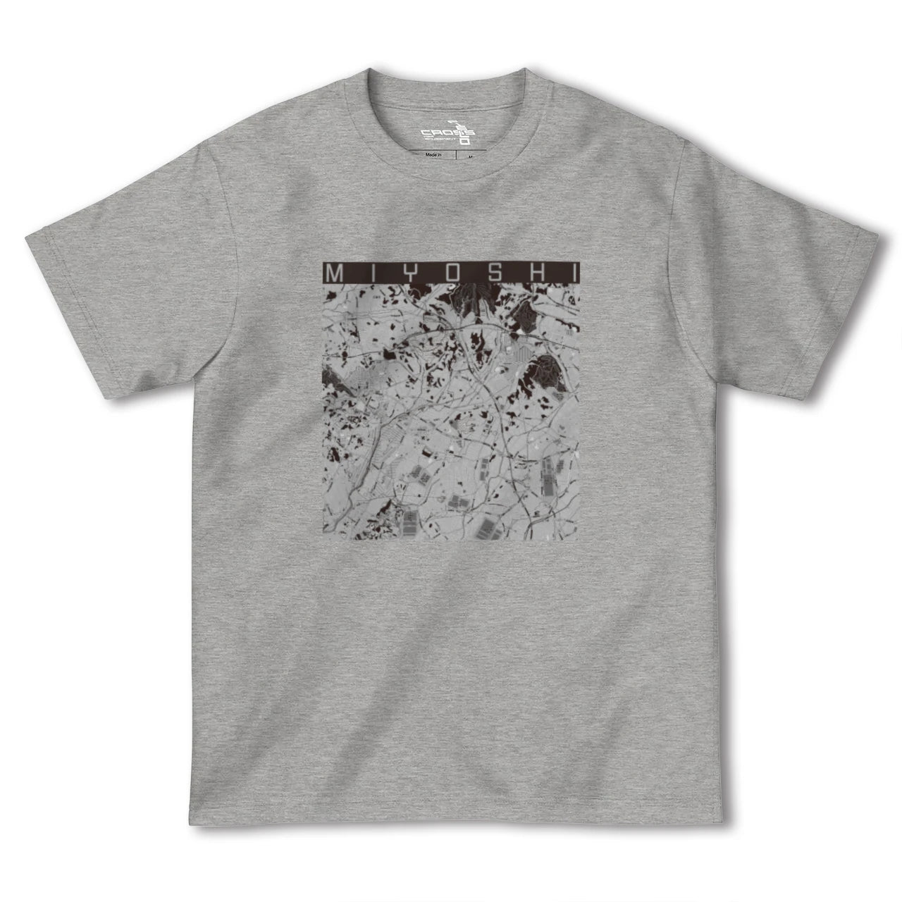 【みよし(愛知県)】地図柄ヘビーウェイトTシャツ