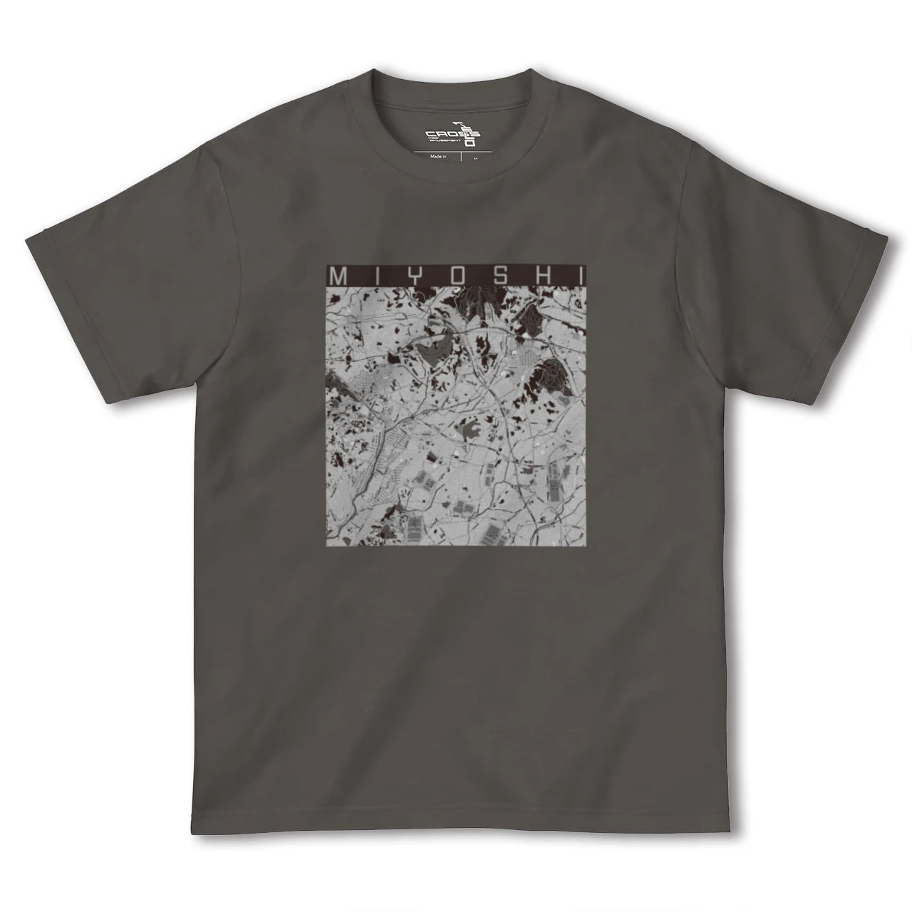 【みよし(愛知県)】地図柄ヘビーウェイトTシャツ