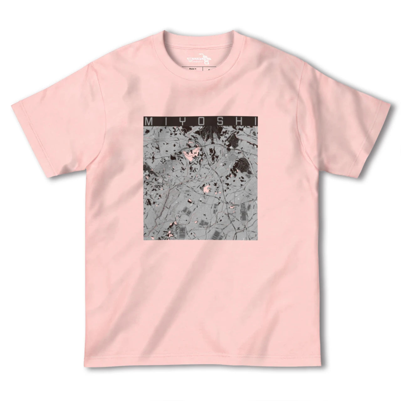 【みよし(愛知県)】地図柄ヘビーウェイトTシャツ