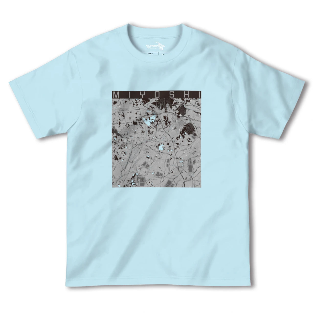 【みよし(愛知県)】地図柄ヘビーウェイトTシャツ