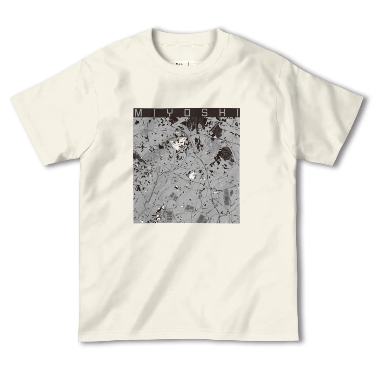 【みよし(愛知県)】地図柄ヘビーウェイトTシャツ