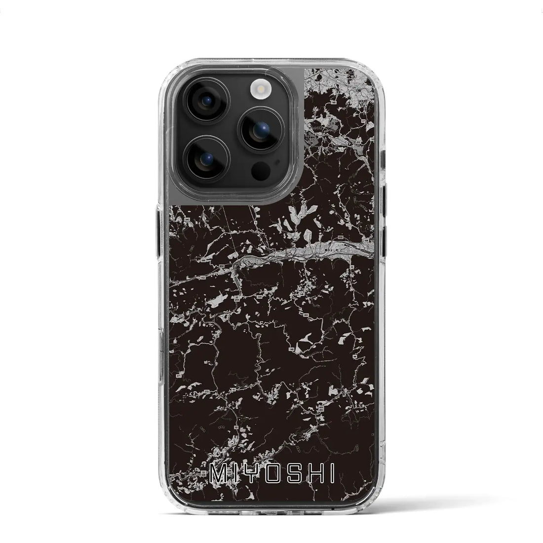 【三好(徳島県)】地図柄iPhoneケース(MagSafeタイプ)