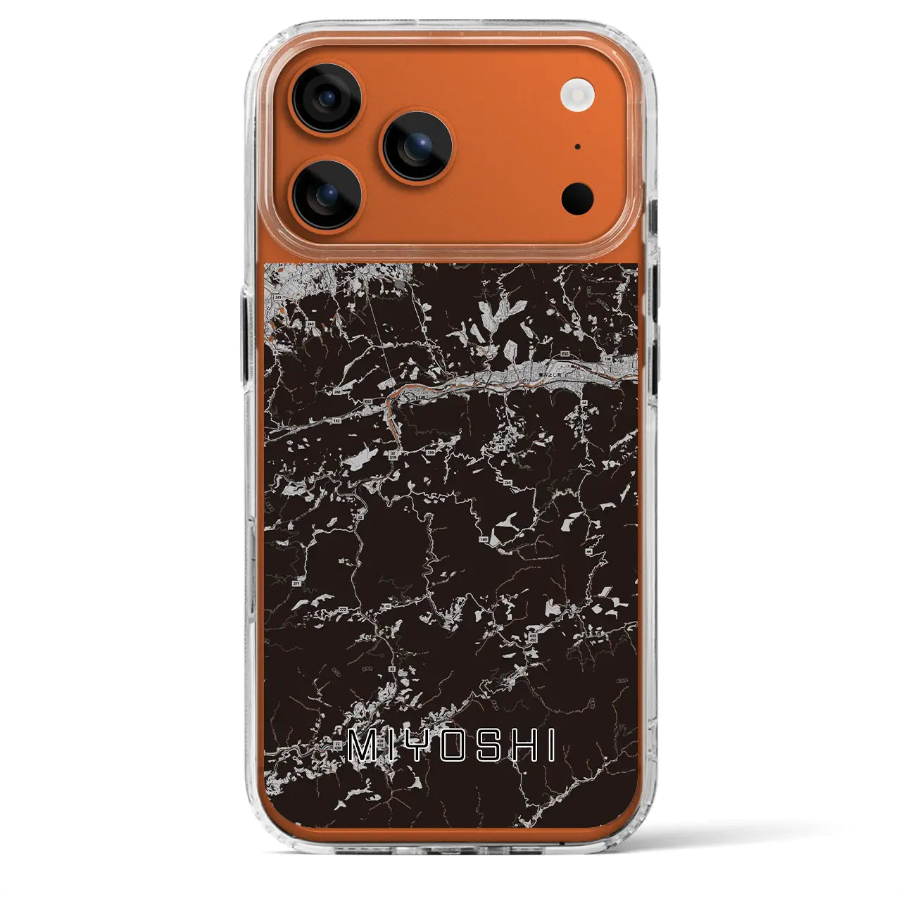 【三好(徳島県)】地図柄iPhoneケース(MagSafeタイプ)