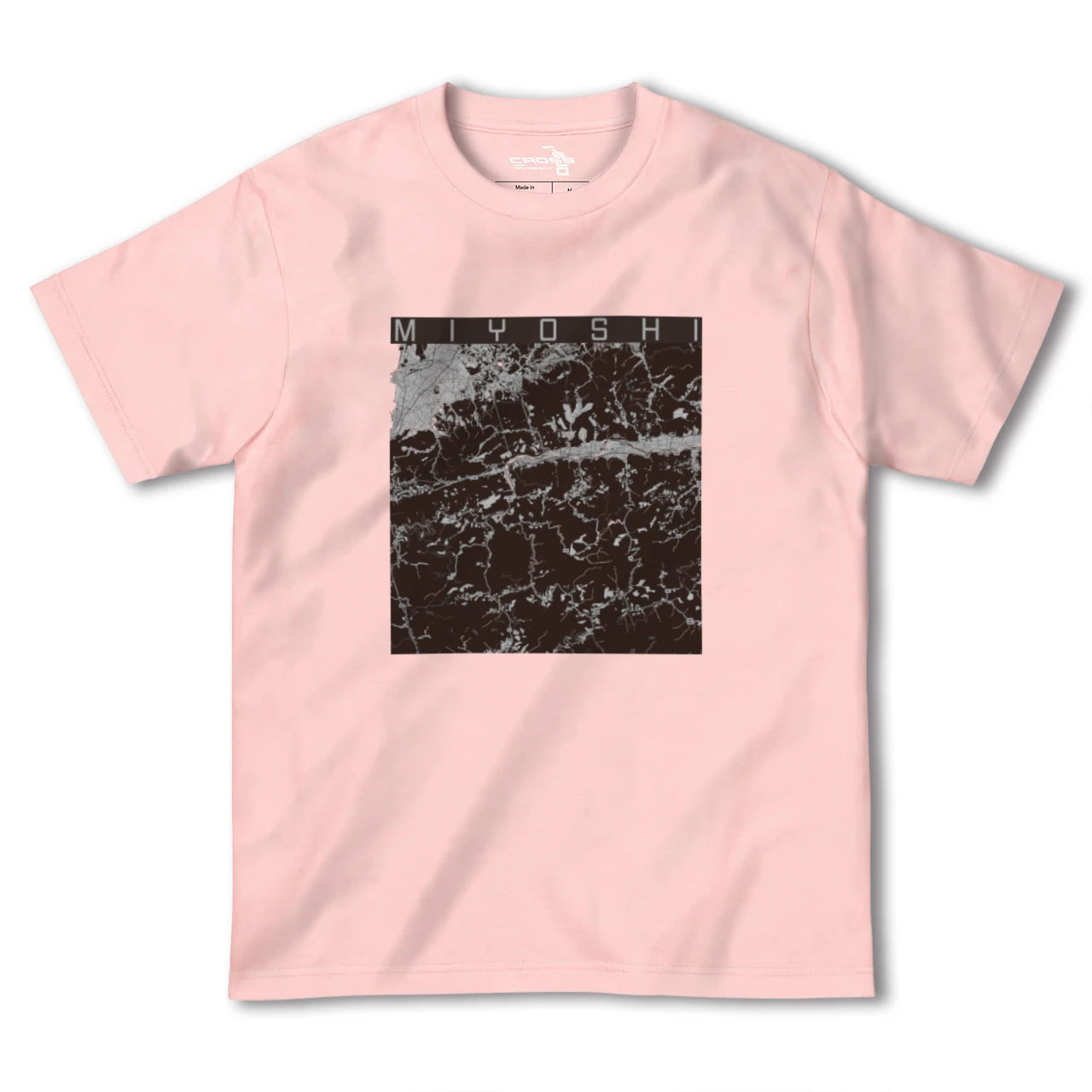 【三好(徳島県)】地図柄ヘビーウェイトTシャツ