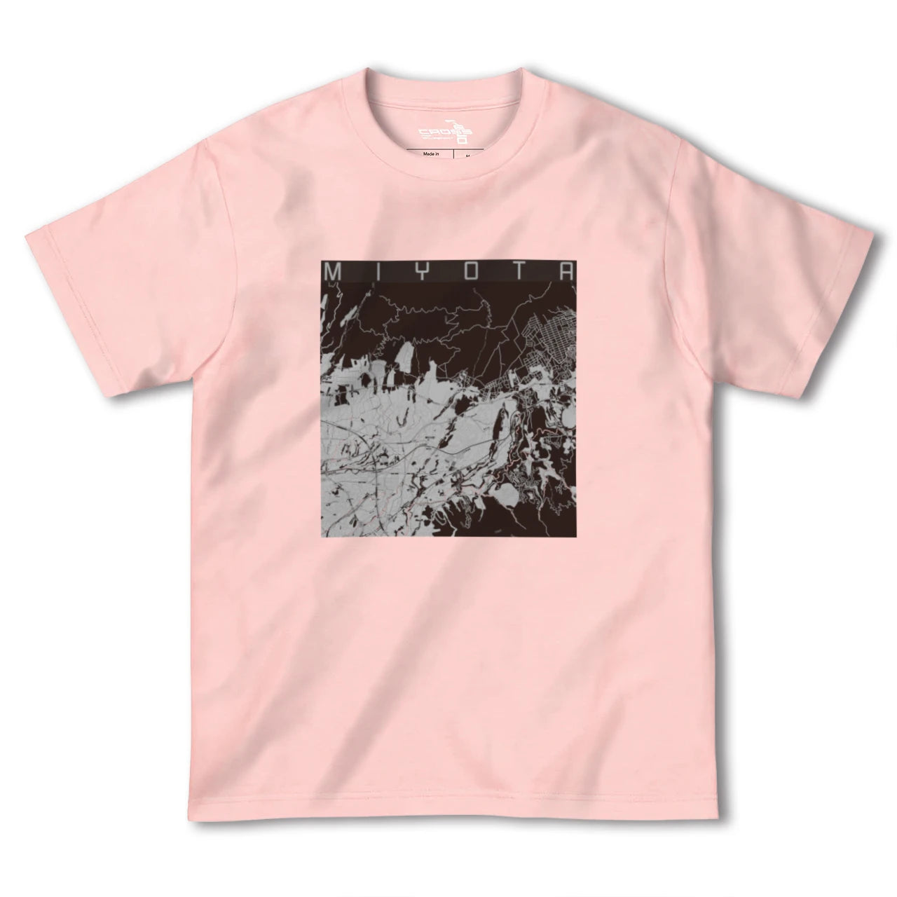 【御代田(長野県)】地図柄ヘビーウェイトTシャツ