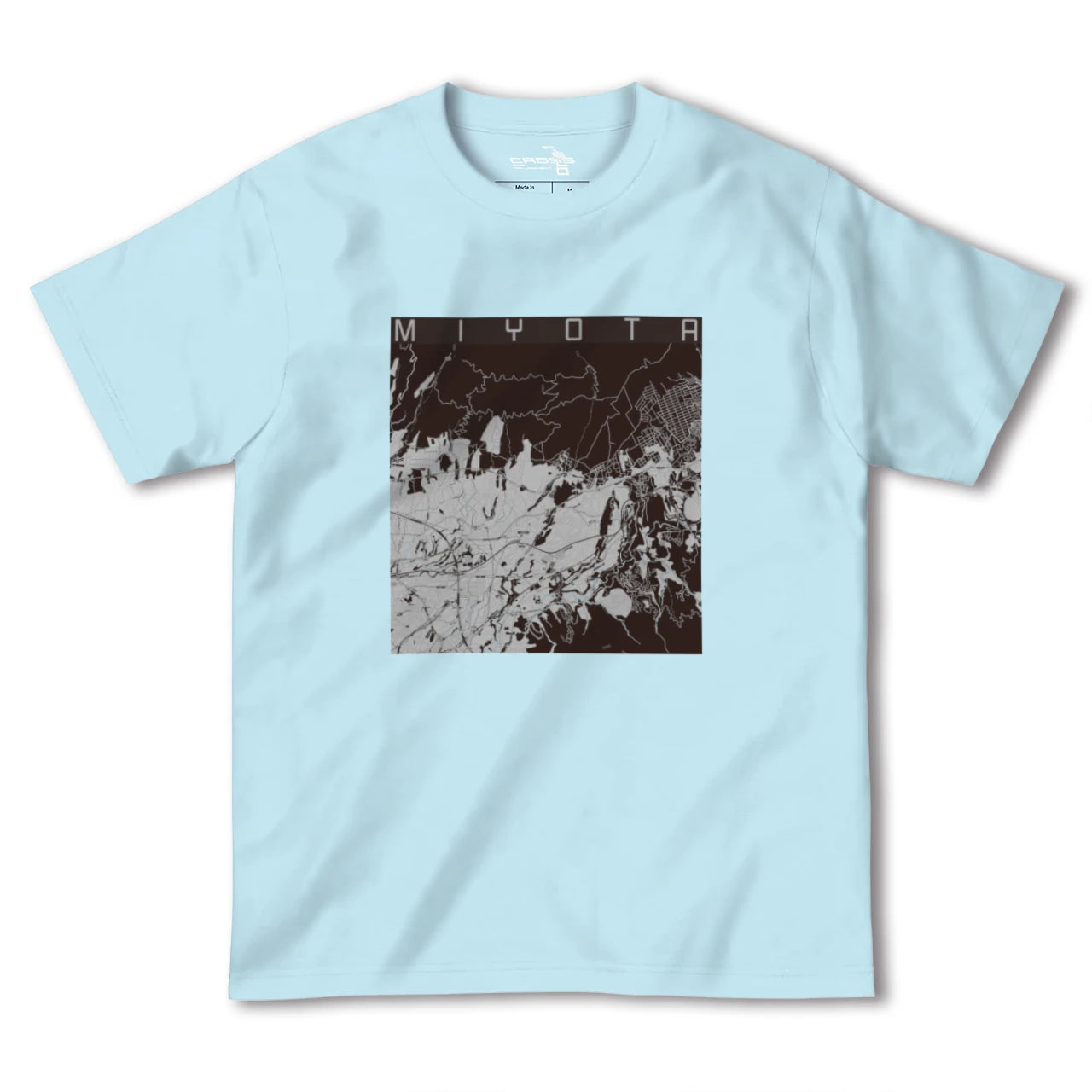 【御代田(長野県)】地図柄ヘビーウェイトTシャツ