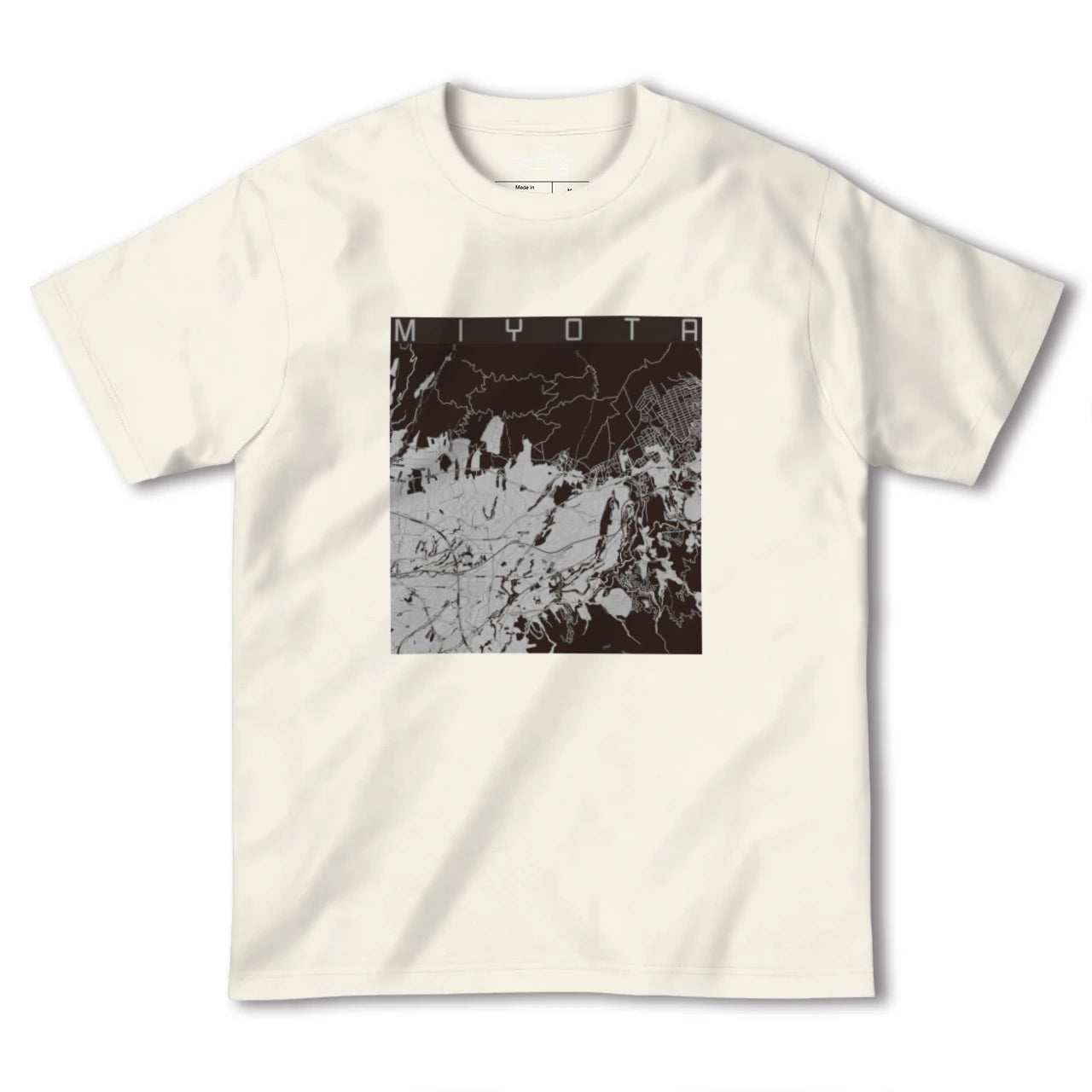 【御代田(長野県)】地図柄ヘビーウェイトTシャツ