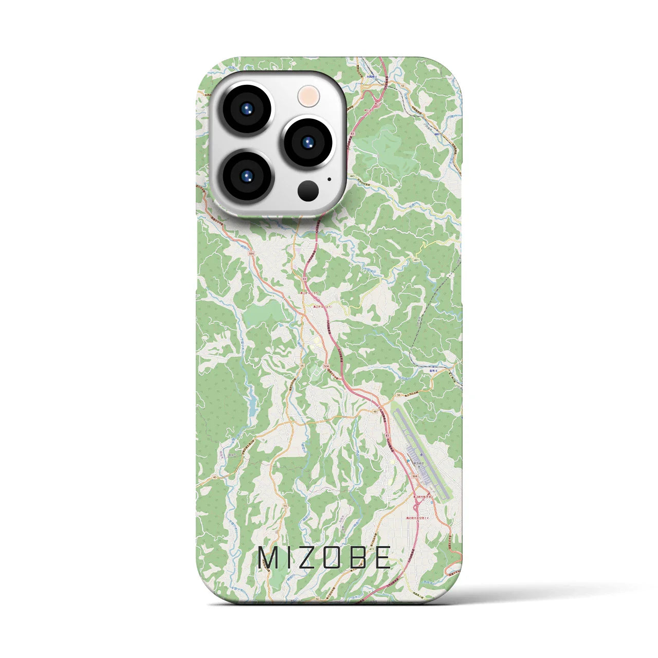 【溝辺(鹿児島県)】地図柄iPhoneケース(バックカバータイプ)
