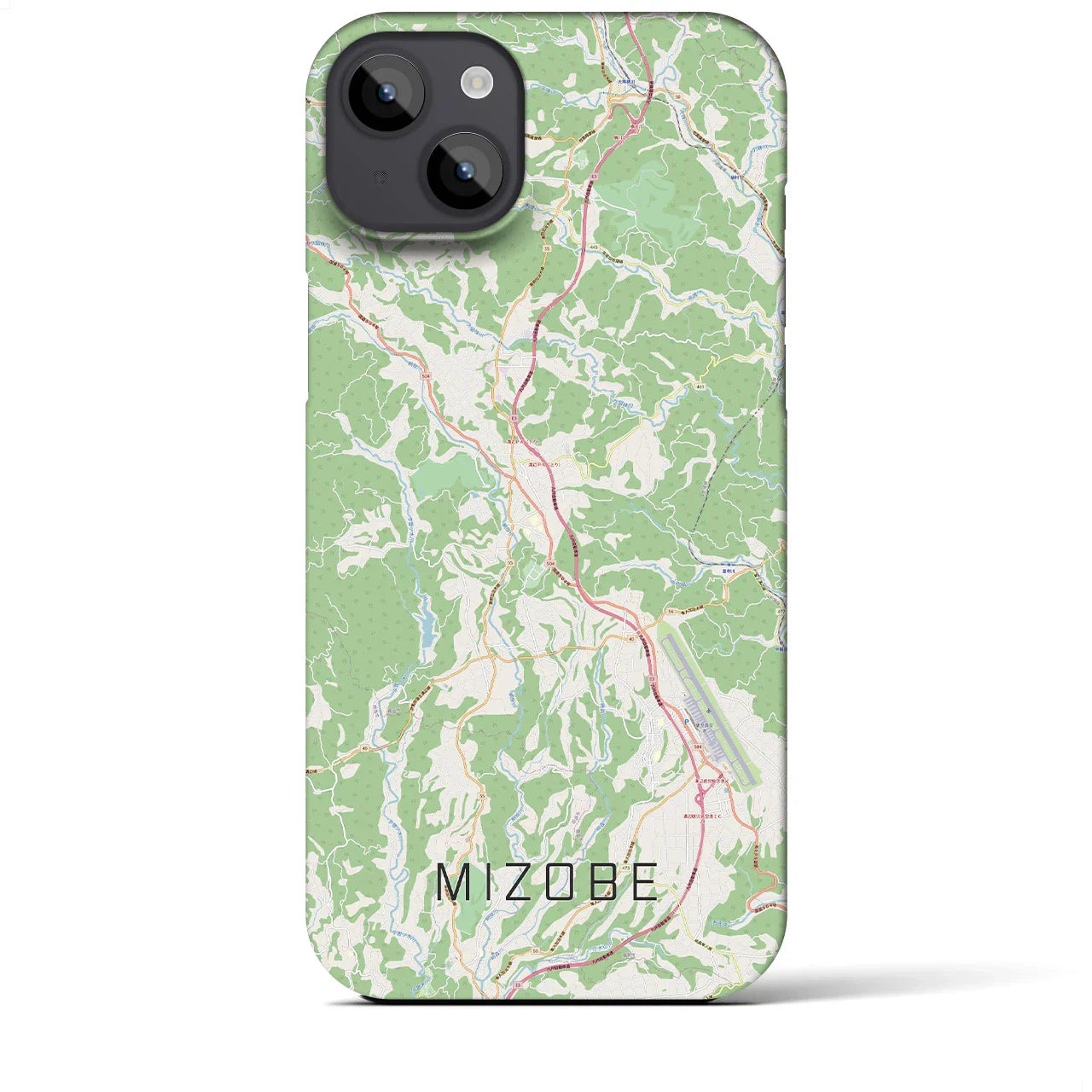 【溝辺(鹿児島県)】地図柄iPhoneケース(バックカバータイプ)